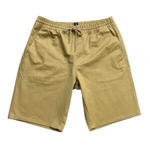 Volcom Shorts Mens S Small Latte Cotton Blend Frickin Modern Stretch Walking
